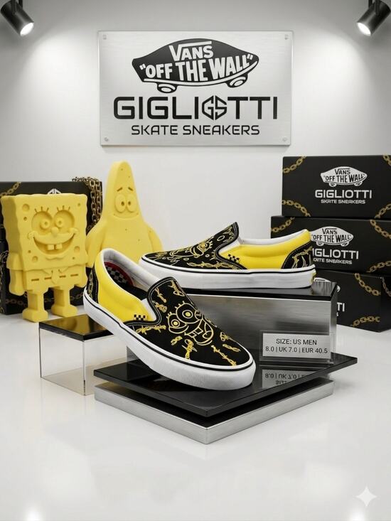 Vans x SpongeBob SquarePants by Mike Gigliotti Slip-Ons (US Men\'s 8) main image 10